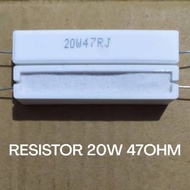 Chalk Resistor 20watt 20 ohm 33 ohm 47 ohm 100 ohm
