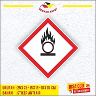 B3 Symbol Label Stickers for Transport Vehicles and Storage in Dangerous and Toxic Materials GHS Can