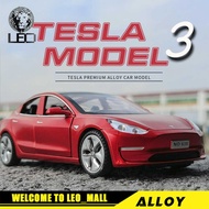 Ceo 1:32 Tesla Model 3 Diecast Metal Car S For Boy Children Toys Hobbies Vehicle Kids Gift