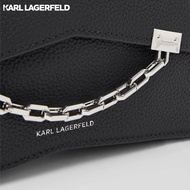 KARL LAGERFELD - K/SEVEN SMALL GRAINY-LEATHER CROSSBODY BAG 235W3016 กระเป๋าสะพายข้าง