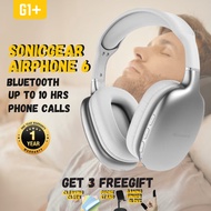 SonicGear AirPhone 6 Headphone Bluetooth With Mic Wireless 5.4 Headset Earphone
