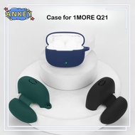 Case for 1MORE Q21 Earphone Protective Cover Anti-fall Soft Silicone Wireless Bluetooth Earbuds Carr
