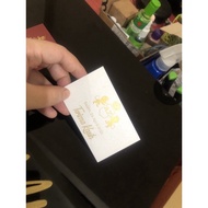 thank you card / souvenir card / vip card / denah lokasi / barcode lokasi / lembar turut mengundang 