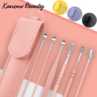 6 Pcs Ear Cleaner Kits Earpick Sticks Earwax Remover Ear Pick Cleaning Ear Cleanser Spoon Earpick Be