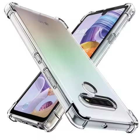 Soft TPU Transparent Phone Case for LG Stylos 6 5 4 3 V60 ThinQ V50S V50 V40 V30 G8X Shockproof Airb