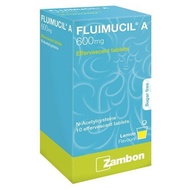 Fluimucil A 600 Effervescent Tablet 10s