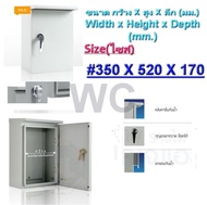 KJL ตู้เหล็กกันน้ำ รุ่น ตู้กันน้ำ KBSWกันน้ำมีหลังคา KJL รุ่น เบอร์00 เบอร์0 เบอร์1 เบอร์2 เบอร์3 เบ