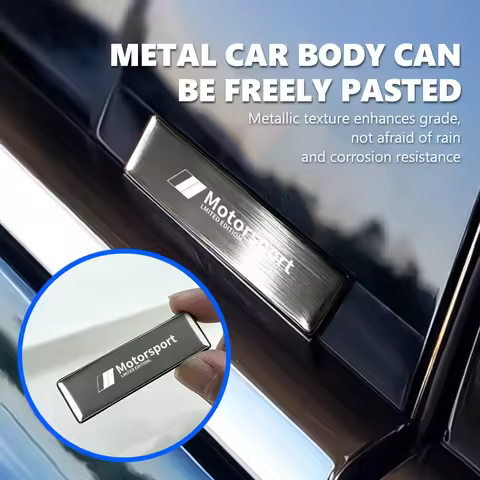 Car Body Sticker Aluminum Alloy Emblem Decoration Auto Stickers For BMW M E84 F10 F20 F15 F25 iX iX1