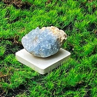 能量擺飾-天然能量原礦天青石簇 療癒 治癒 開運 快速出貨