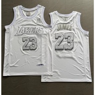 Exquisite Embroidery Jersey Mens LeBron James White MVP Swingman Jersey
