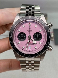 TUDOR Pink Black Bay Chrono Chronograph 帝舵粉紅周杰倫