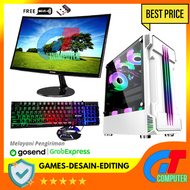 PC Lengkap Gaming i7 VGA GTX 1650 RAM 16GB Include LED Samsung 24"