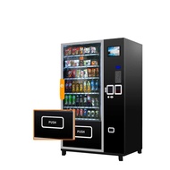 24 hours self-service vender beer vending machine snacks  drinks combo LED light water vending vending machine