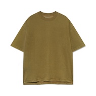 Gloaming Oversized Cotton Danball T-Shirt 290 Gsm Green Grey