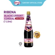 Ribena Concentrate Less Sweet 1L