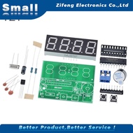 AT89C2051 Digital 4 Bits Electronic Clock Electronic Production Suite DIY Kit