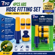 【Ready Stock】PI7 4PCS Garden Hose Fitting PI-103 / ABS Hose Connector Water Pipe Fitting