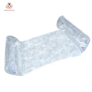 Water Hammock Recliner Portable Inflatable Floating Swimming Mattress PVC Foldable with Sequins Swimming Pool Accessories