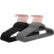 J320Pack Velvet Hangers Non-Slip Felt Hangers Space Saving Clothes Hangers Flocked Hangers for Coats