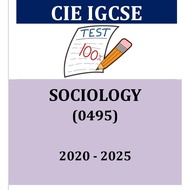 IGCSE SOCIOLOGY (PAPER 1,2) PAST YEAR PAPER 2020 - Nov 2025