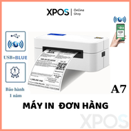 Máy in mã vận đơn AIYIN QR-368CBT (USB + BLUETOOTH) khổ in A7 in từ máy tính điện thoại - BH 01 năm.