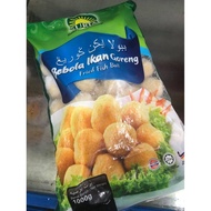 FROZEN HALAL BEBOLA IKAN GORENG / FRIED FISH BALL 1KG