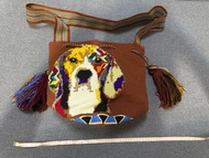 Handmade Woven “Wayuu” Shoulder Bag with Tassels. Art piece!