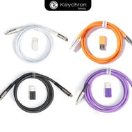 คีย์ครอน สายคีย์บอร์ด Keychron Cable Double-Sleeved Geek Cable