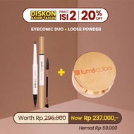 LUMECOLORS EYECONIC LOOSE POWDER PACKAGE