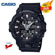 Casio G-Shock Mens Black Resin Strap Watch GA-700-1B รับประกัน 1 ปี