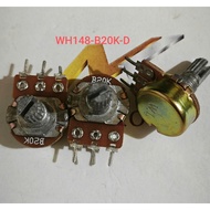 (Combo of 5) Single WH148 B20K Potentiometer - Potentiometer (combo)