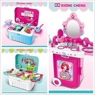 Girl Children's Box Play House Trolley Case Dress Up Toy Set Medical Doctor Birthday Gift Kindergart