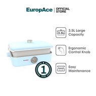 EuropAce 3.5L Retro Multi-Function Hotpot | ESB7368A | Detachable 7.5CM Non-Stick Ceramic Coating De