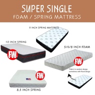 Super Single Foam Mattress/ Super Single Spring Mattress