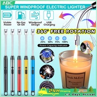Stove Gas Lighter Pemetik Api Gas Electric Arc Lighter Windproof Lighter USB Lighter Stove Ignition 