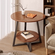 Small Round Table Sofa Side Table Light Luxury Coffee Table Mini Small Tea Table Living Room Home Co