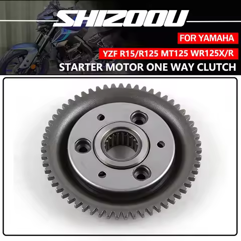 Motorcycle Starter Motor One Way Clutch For Yamaha YZF R15 R125A R125 MT125 MT125A WR125 WR125R WR12