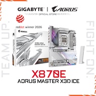 X870E AORUS MASTER X3D ICE - AM5 DDR5 GIGABYTE GAMING MOTHERBOARD