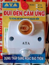 Đuôi Đèn Cảm Ứng Hồng Ngoại Cao Cấp ATA và ESNCO Tự Động Tắt Mở