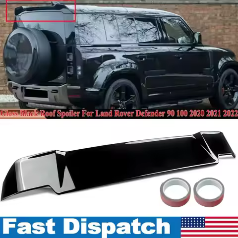 Rear Roof Spoiler Wing For Land Rover Defender 90/110 2020-2022 Gloss Black