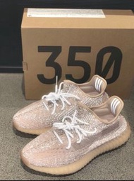 adidas originals Yeezy Boost 350 V2 滿天星 "Synth"男女同款 粉色