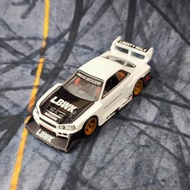 Hot Wheels UNSEALED LB-ER34 Super Silhouette Nissan Skyline ER34 R34 Liberty Walk LBWK White Bouleva