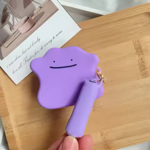 Pikachu Ditto Case for Samsung Galaxy Buds Live FE Bud Pro Case Protective Case 3D Purple Cartoon Cu