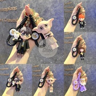 GANTUNGAN Harry Potter Keychain Anime Harry Potter Keychain Harry Hermeine Dobby Dumbledore Cute Mob