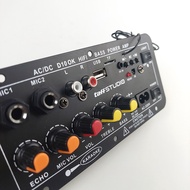 Modul Amplifier Board Audio Bluetooth USB FM Subwoofer DIY 400W - Modul Bluetooth Karaoke - Black