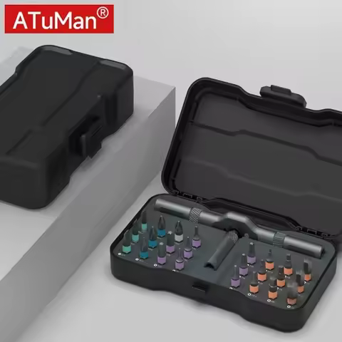 DUKA Atuman RS1 Ratchet Screwdriver Set 24 in 1 Magnetic Precision Screwdriver Bit Screwdriver DIY H
