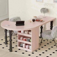 Table Semicircle Furniture Cream Square Table Painting Arts Dining Style Dopamine Table Fei Restaura