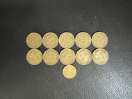 （60H年10枚大壹毫）香港硬幣英女王伊利沙伯二世 1960H年大一毫 Government of Hong Kong Coin Queen Elizabeth ll 1960H $0.1