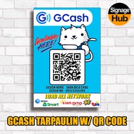 GCASH Tarpaulin QR CODE with Load Signage | WaterProof Print