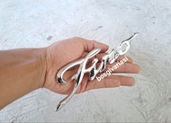 Emblem Logo Fino Timbul 3D chrome / Emblem Fino timbul / Logo fino 125 karbu / yamaha fino 125 - fin